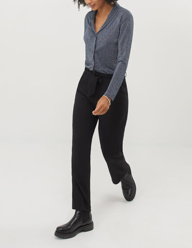 Combinaison noire et night blue pailleté I.Code