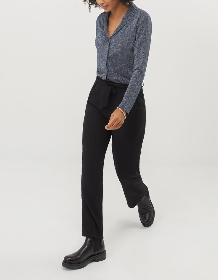 Combinaison noire et night blue pailleté I.Code-1