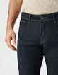 Dunkelblaue SLIM-Herrenjeans aus POWER STRETCH-4