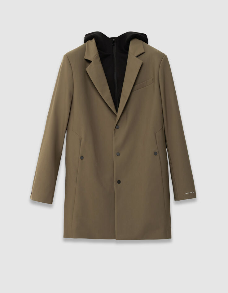 Kaki Herrenparka EASY CARE abnehmbare schwarze F&uuml;tterung-8
