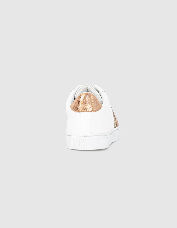 I.Code white leather trainers with gold details-4 I.Code white leather trainers with gold details-4