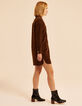 I.Code camel corduroy dress-7