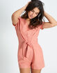 Combi short pastèque en lin imprimé or I.Code-3