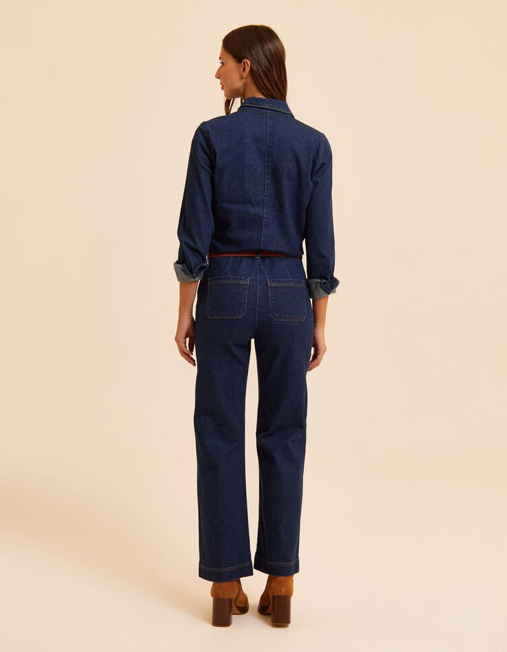 I.Code blue denim jumpsuit-4 I.Code blue denim jumpsuit-4