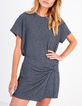 Jupe-short night blue pailleté I.Code-1