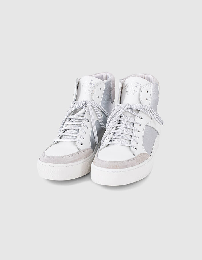 Sneakers montantes silver et argent I.Code - I.CODE