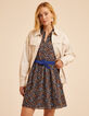 Vestido azul flores barrocas I.Code-7
