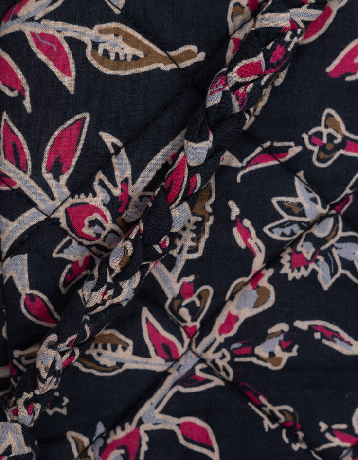 Schwarz böhmischen indischen Druck Umhängetasche I.Code-3