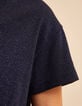I.Code blue knit T-shirt-4 I.Code blue knit T-shirt-4