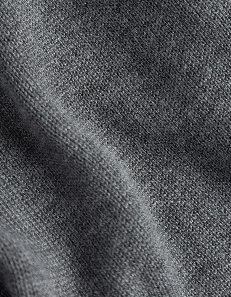 C&aacute;rdigan gris punto reversible mujer-8