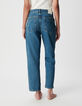 Blaue verk&uuml;rzte Boyfriend-Jeans Charlotte Damen-5