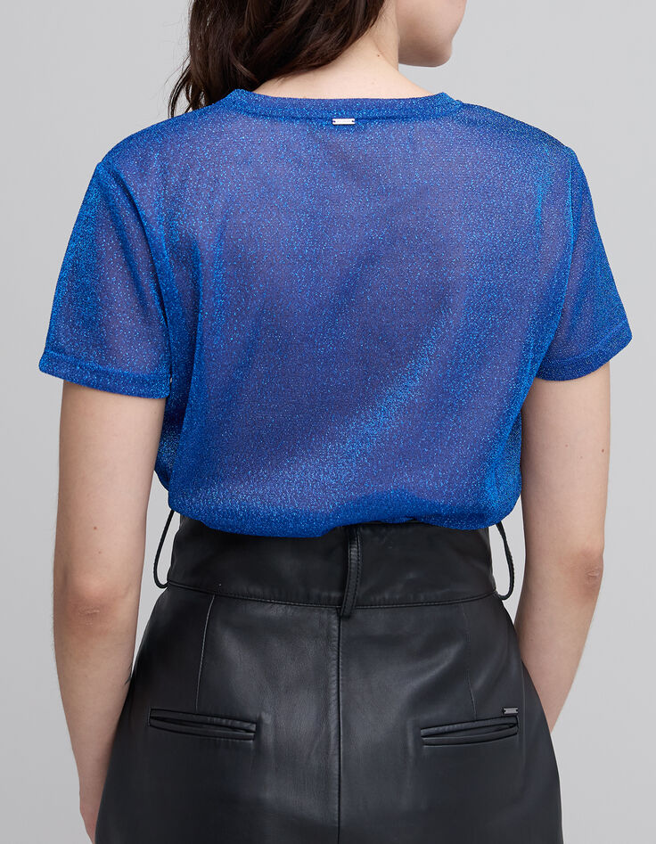 Camiseta azul rey l&uacute;rex animal print-3