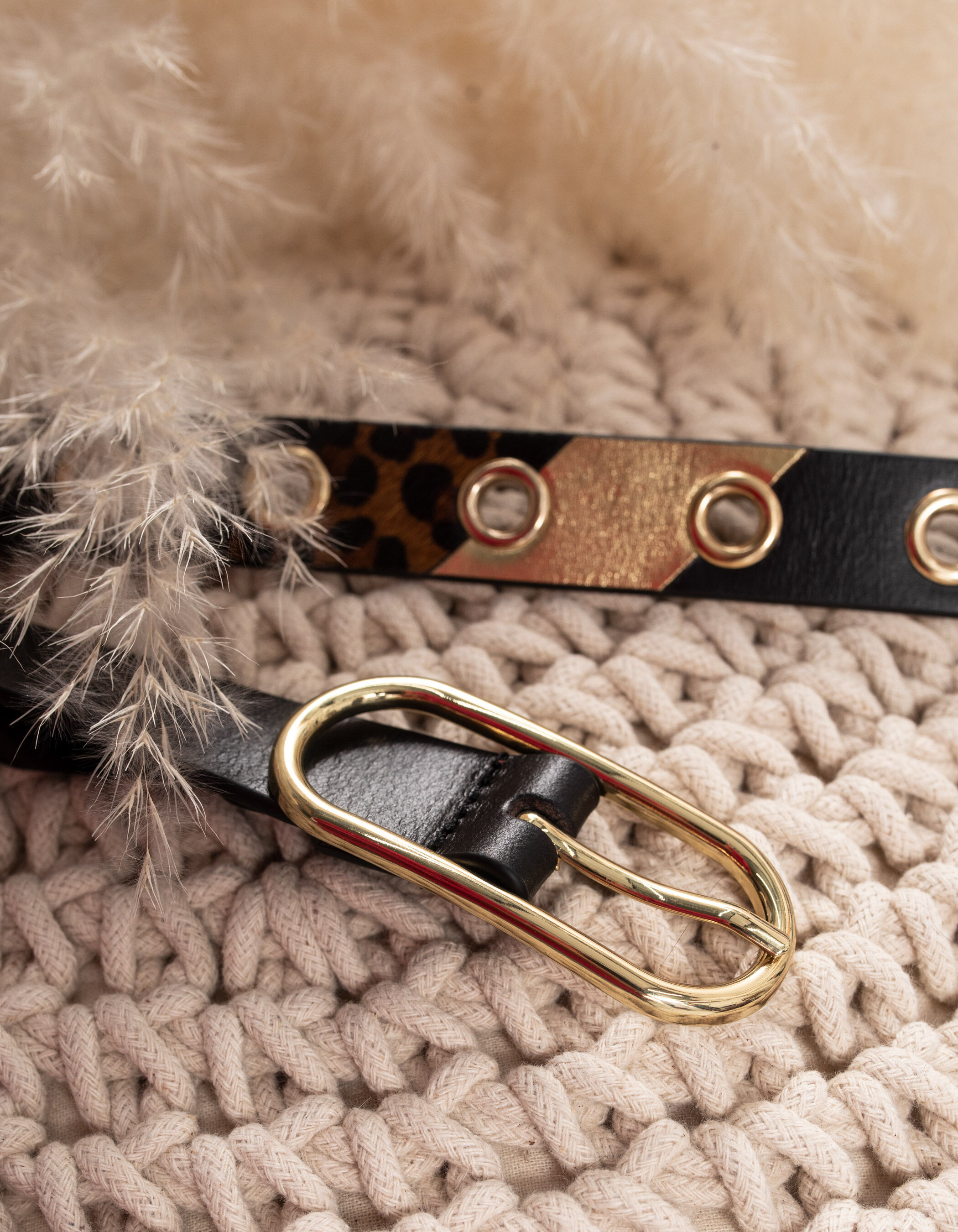 Ceinture leopard ikks top