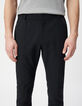 Herren slim navy elastischer Bund Jogpants-4