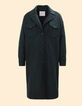 I.Code midnight green overcoat-7