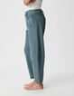 Damen 7/8 Gabrielle blau Barrel Jeans-5