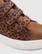 Sneakers imprim&eacute; l&eacute;opard &agrave; scratchs I.Code-5