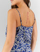 Top lencero cobalto maxi flores I.Code -3