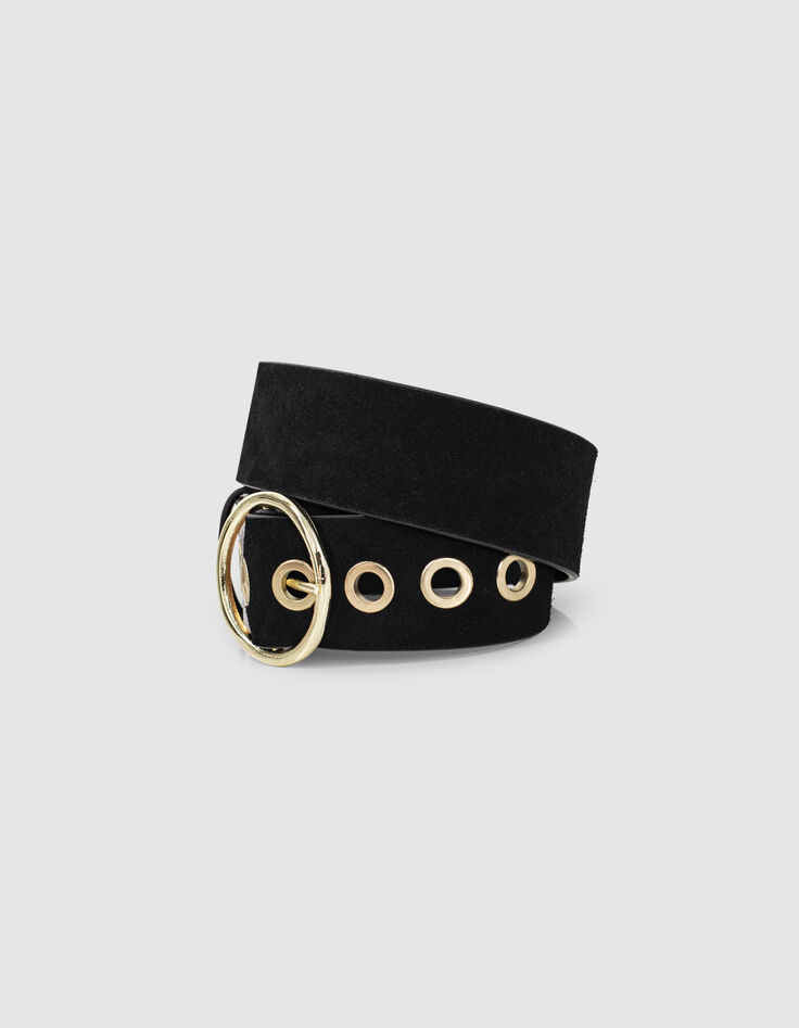 Brede zwarte riem I.Code-4