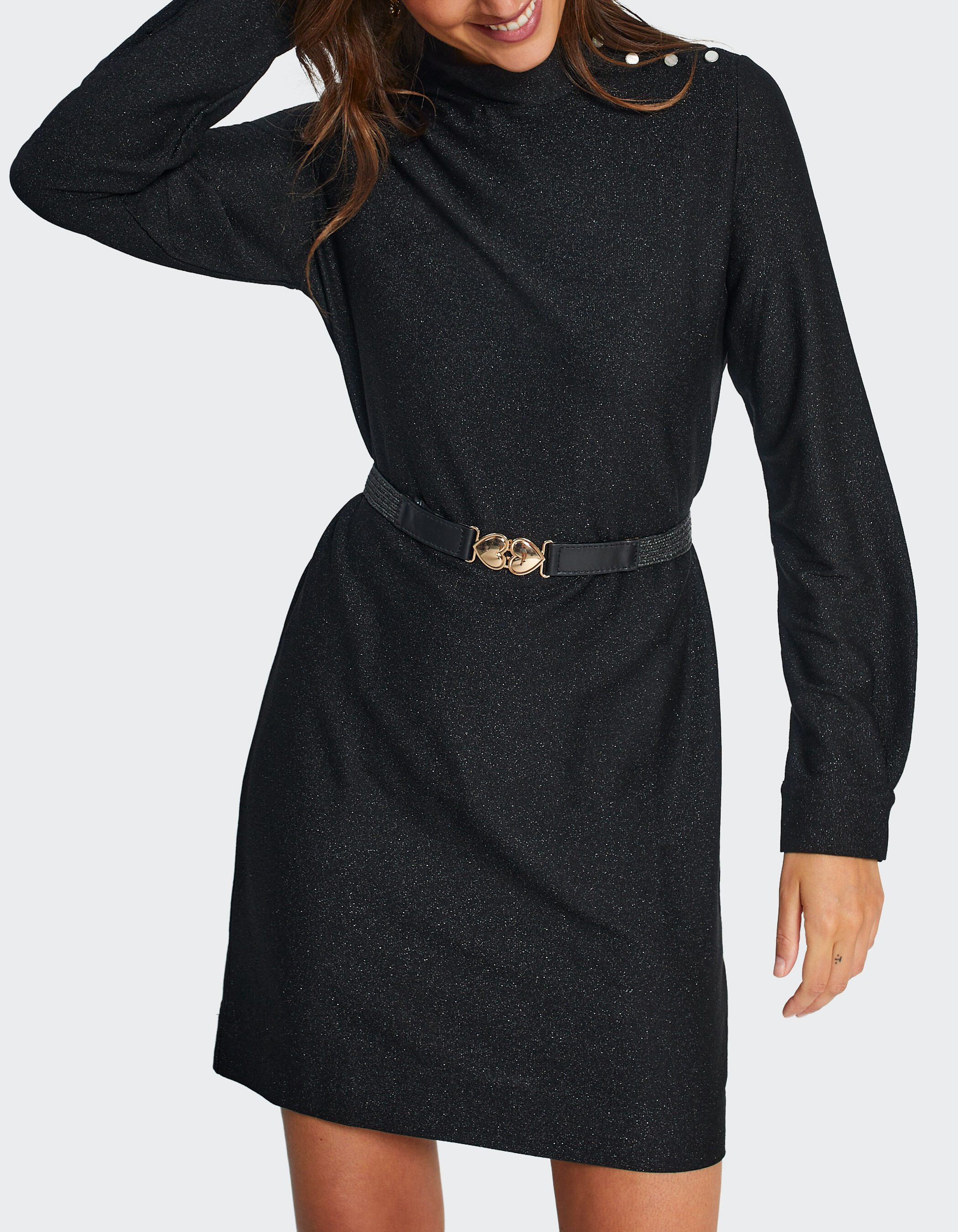Robe noir brillante sales