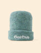 Groene muts ribtricot borduursel I.Code-2