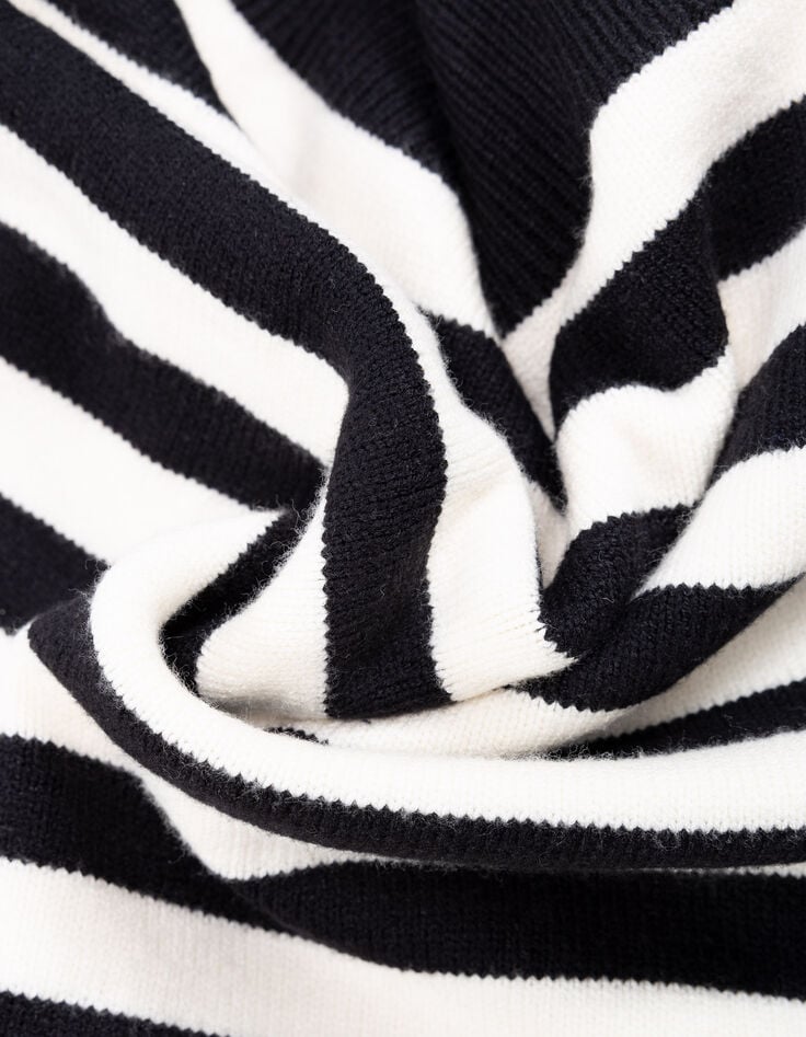 I.Code ecru sailor sweater with black stripes-9 I.Code ecru sailor sweater with black stripes-9