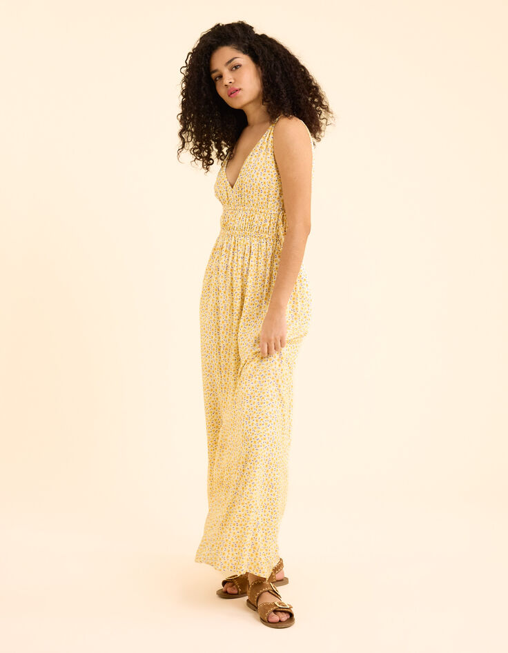 Robe longue imprimé fleuri I.Code-3