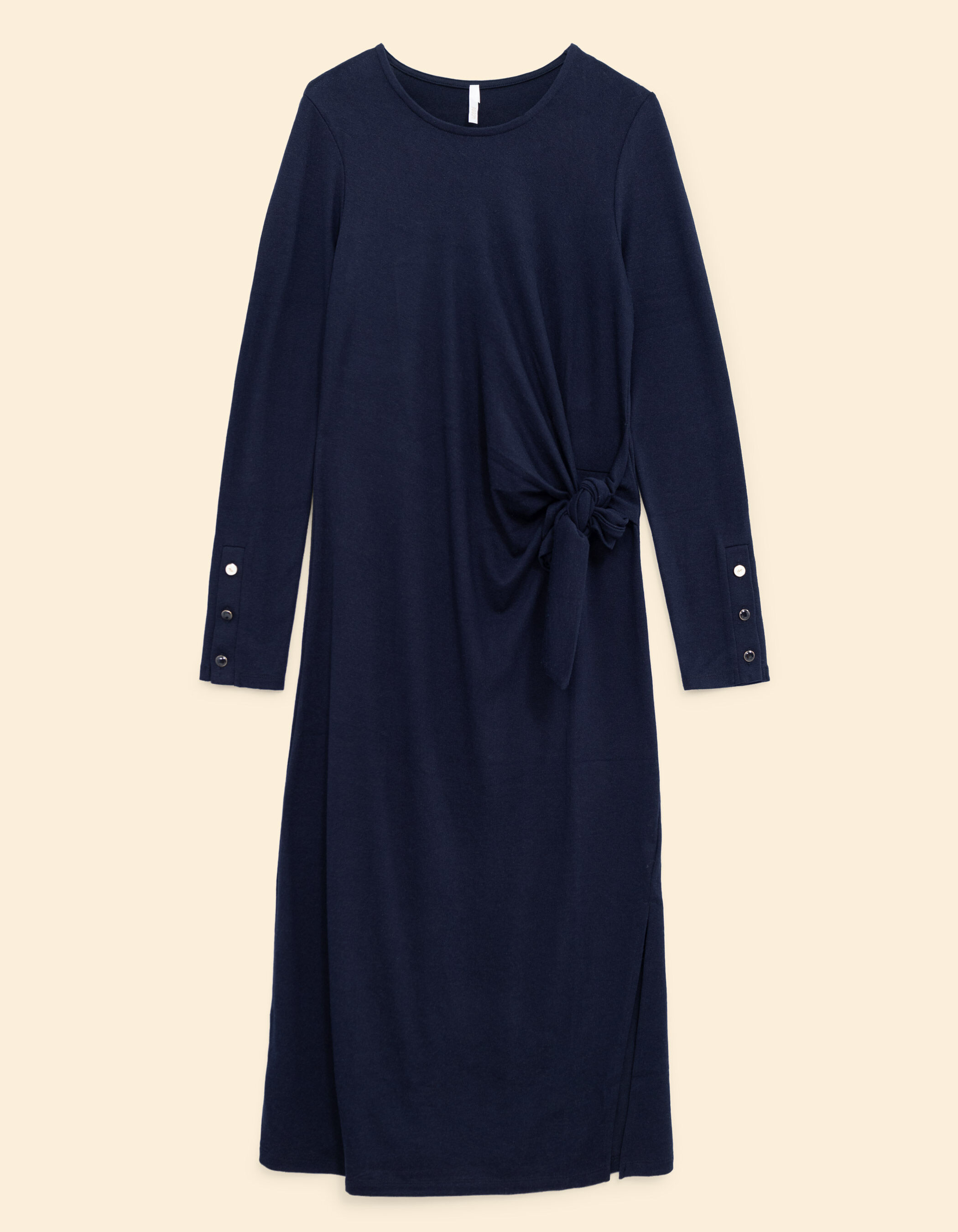 Robe mi longue bleu marine I.Code