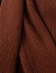 Pure Edition &ndash; Braunes Damen-Twinset aus Lurex-Strick-7
