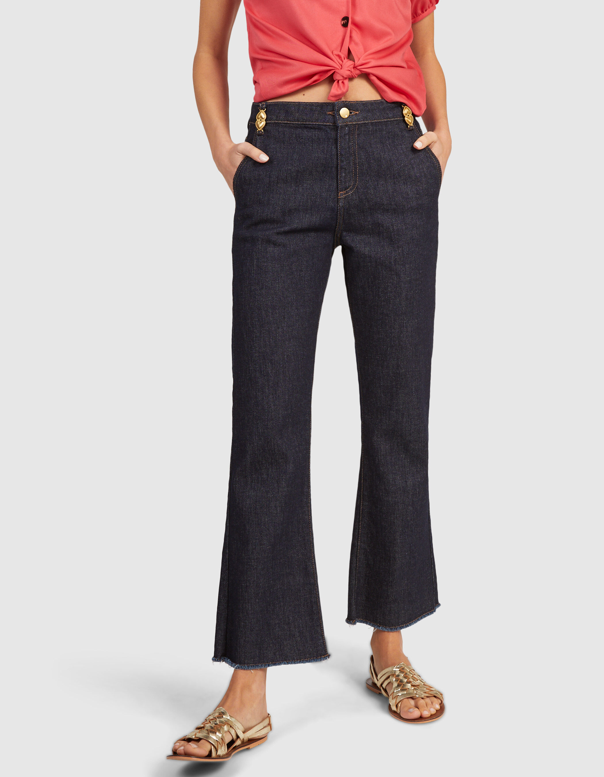 Jean shop flare brut