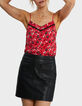 Top flash pink esprit lingerie imprimé floral rock I.Code-5