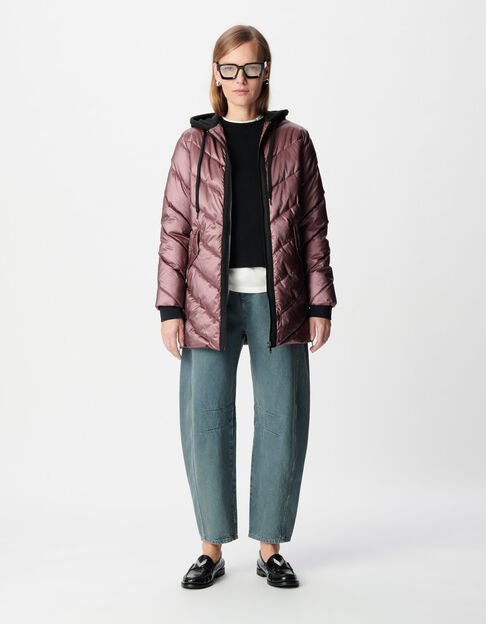 Sous-doudoune magnum iris&eacute; capuche molleton Femme - IKKS
