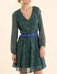 Robe verte imprim&eacute; fruits d'&eacute;t&eacute; I.Code-1