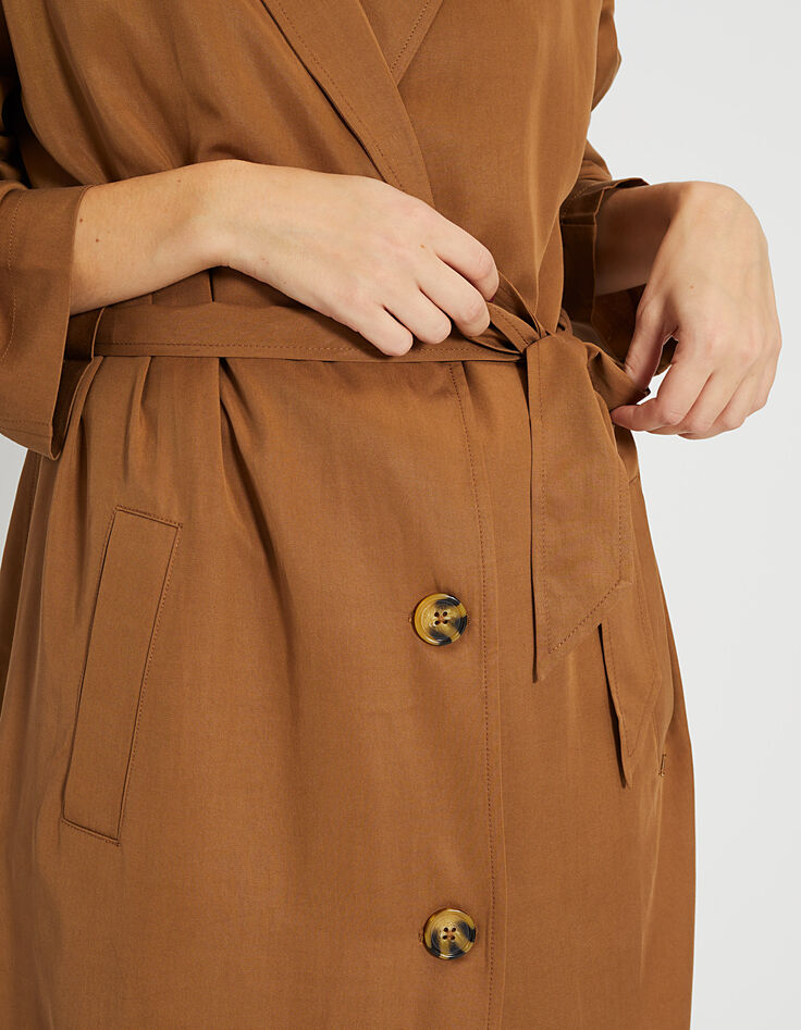 Manteau long sable fluide I.Code-5 Manteau long sable fluide I.Code-5