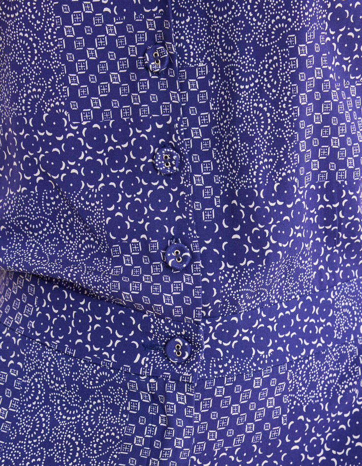 Mono estampado patchwork azul marino I.Code-7