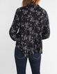 Camisa negra leopardo floral I.Code-3