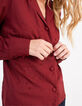 Chemise terre brûlée brodée fleurs indiennes I.Code-4