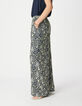 Damen ecru Spitze navy Hose-4