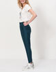 Geklede broek sea green stippen en hartjes I.Code-2