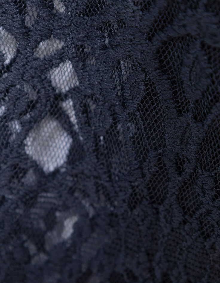 Blusa manga larga negra encaje I.Code-8