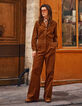 I.Code camel corduroy jumpsuit-1