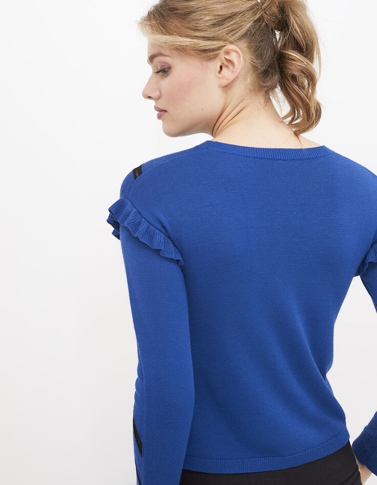 Blauer Pullover I.Code-3