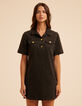 Vestido vaquero marrón leopardo I.Code-3