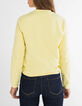Sweat jaune à message I.Code-3