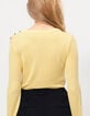 I.Code yellow sorbet knit sweater with embroidered slogan-6 I.Code yellow sorbet knit sweater with embroidered slogan-6
