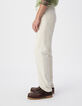 Serge Herren ecru gerade Jeans-4