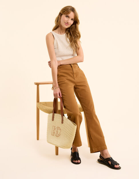 Blauwe stonewashed straight jeans I.Code