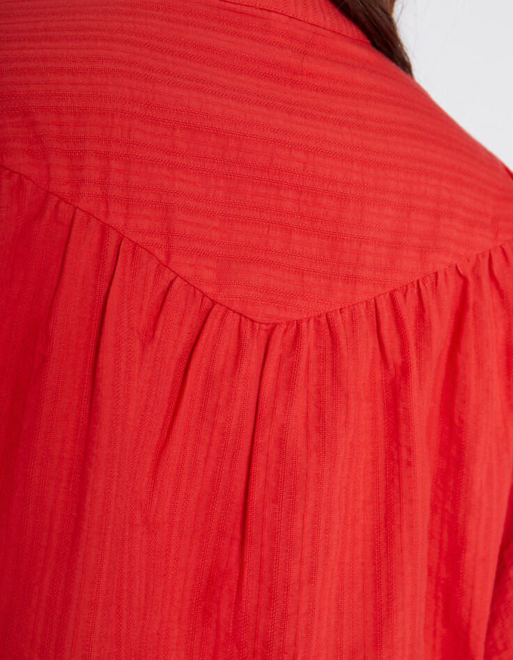 Blusa carmín invierno mangas raglán I.Code -3