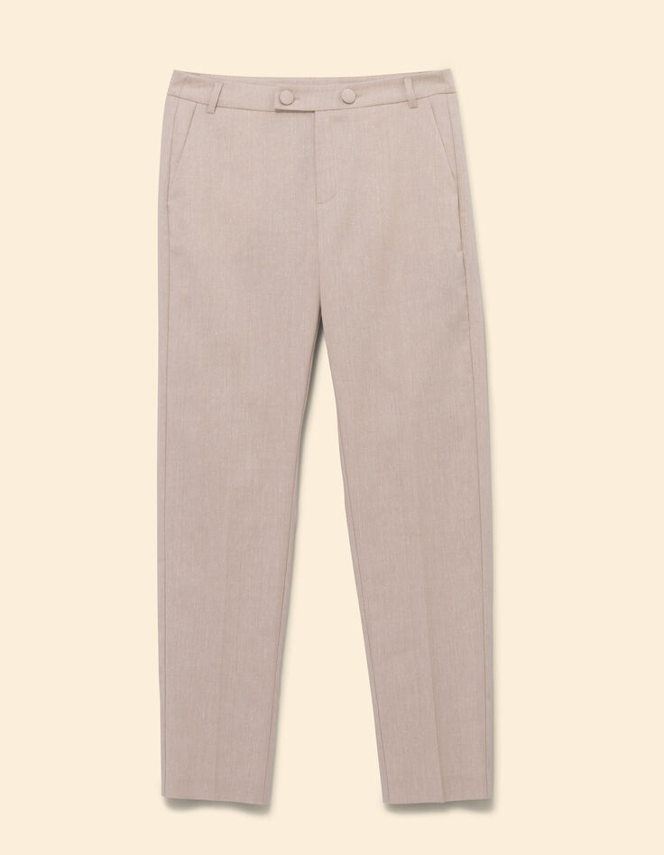 Wijde indigo geplooide broek I.Code-8