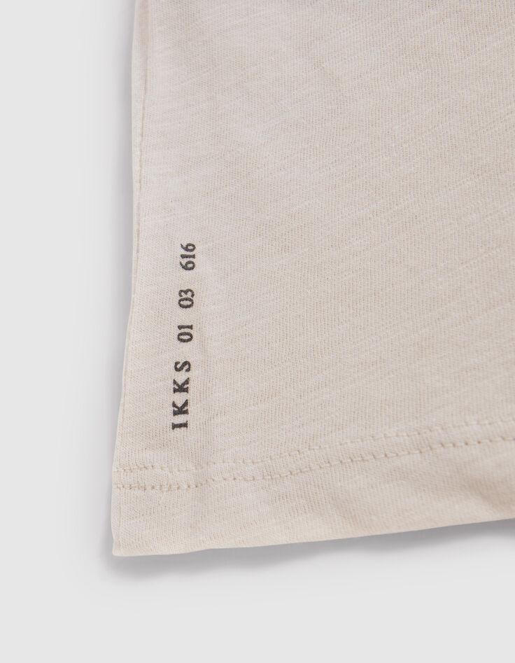 Wei&szlig;es Herren-T-Shirt L&lsquo;Essentiel mit Rundhalsausschnitt-5
